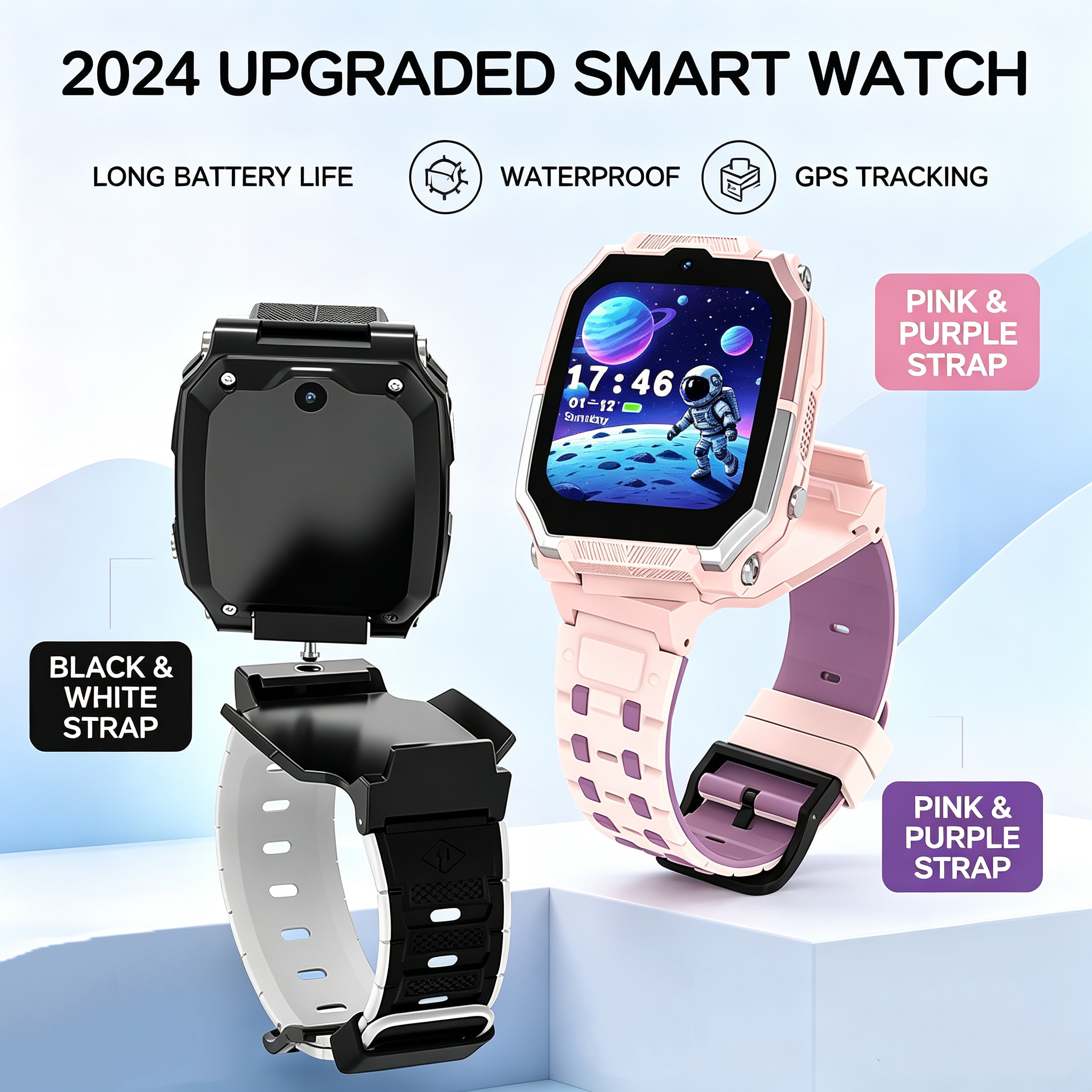 Smartwatch Watches For Kid Boy With Gps - 2026 New Kids 4G Sim Card