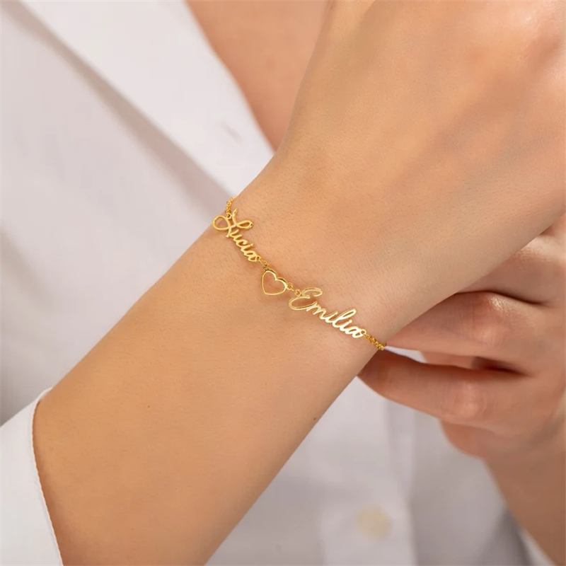 Bracelet Link Remover - Custom 1-3 Names Bracelet Personalised Letter