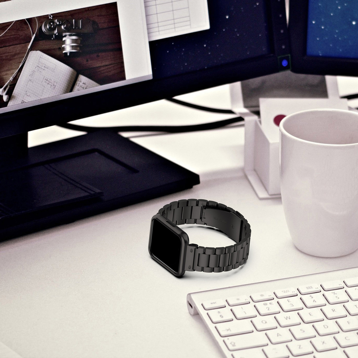 Stainless Steel Strap For Redm - огляд і ціна Smartwatch Redmi Watches