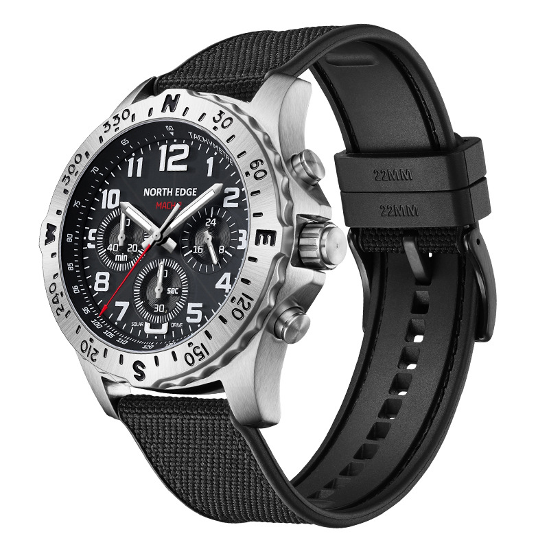 NORTH EDGE Men Watch Solar Pow - огляд і ціна Smartwatch Premium Watches For Men