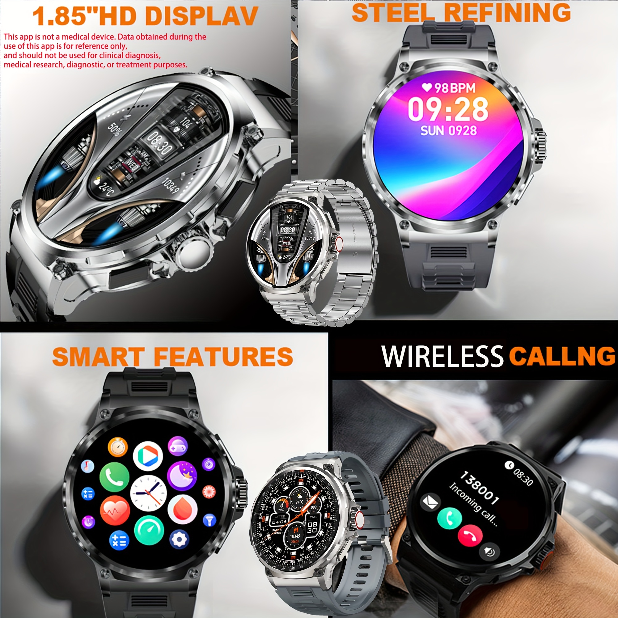 Men'S Smart Watch (Answer/Dial - огляд і ціна Watch Smart Smartwatch