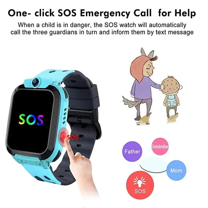 Lenovo Kids SOS GPS Location C - огляд і ціна Smartwatch Watches For Kid Boy With Gps