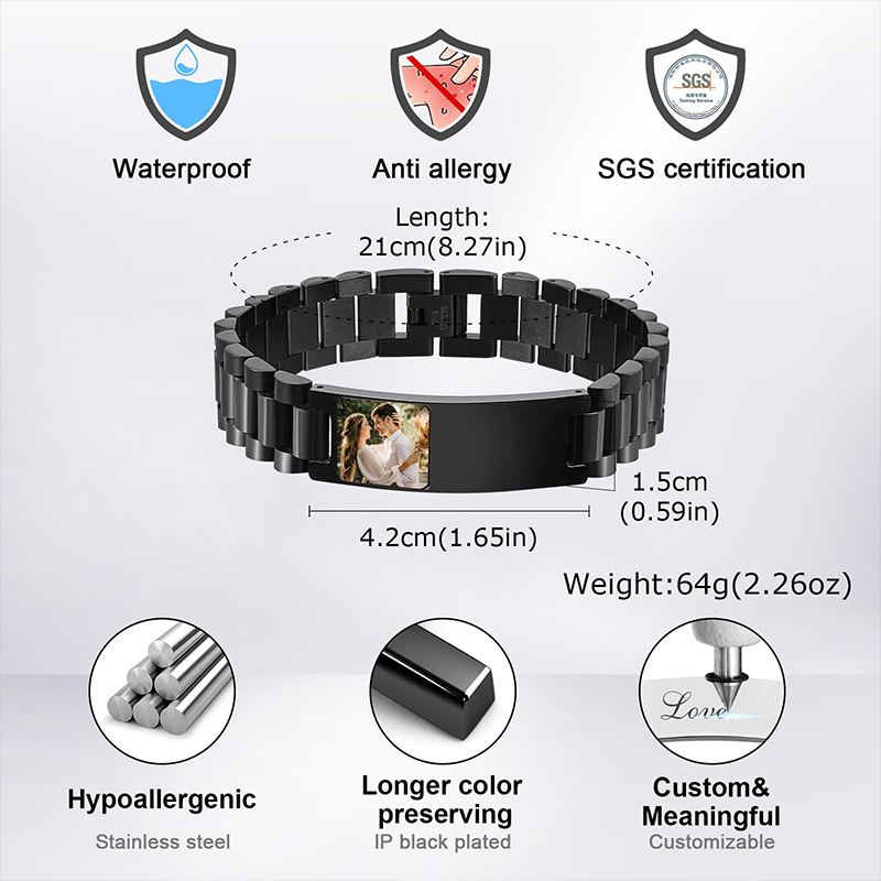 Custom Picture Text Bracelet W - огляд і ціна Bracelet Link Remover