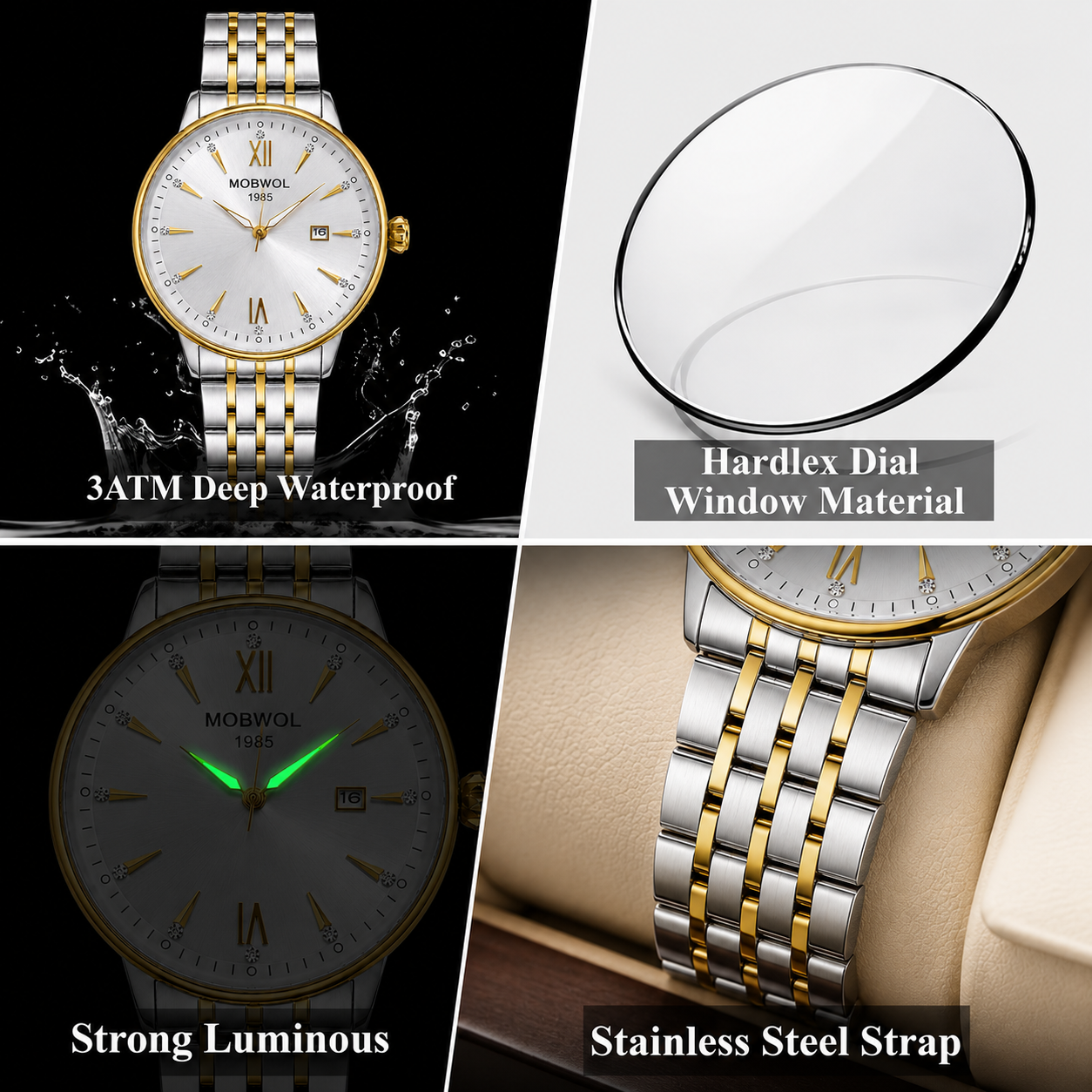 MOBWOL Fashion Luxury Business - огляд і ціна Smartwatch Premium Watches For Men