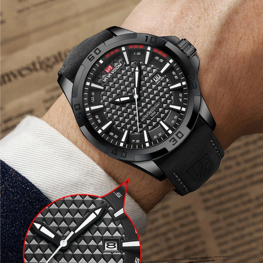 VAVAVOOM 2581 Large Dial Conce - огляд і ціна Smartwatch Premium Watches For Men