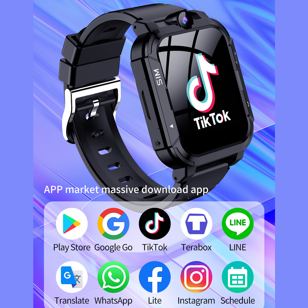 4G Kids Smart Watch 1+8GB GPS  - огляд і ціна Smartwatch Watches For Kid Boy With Gps