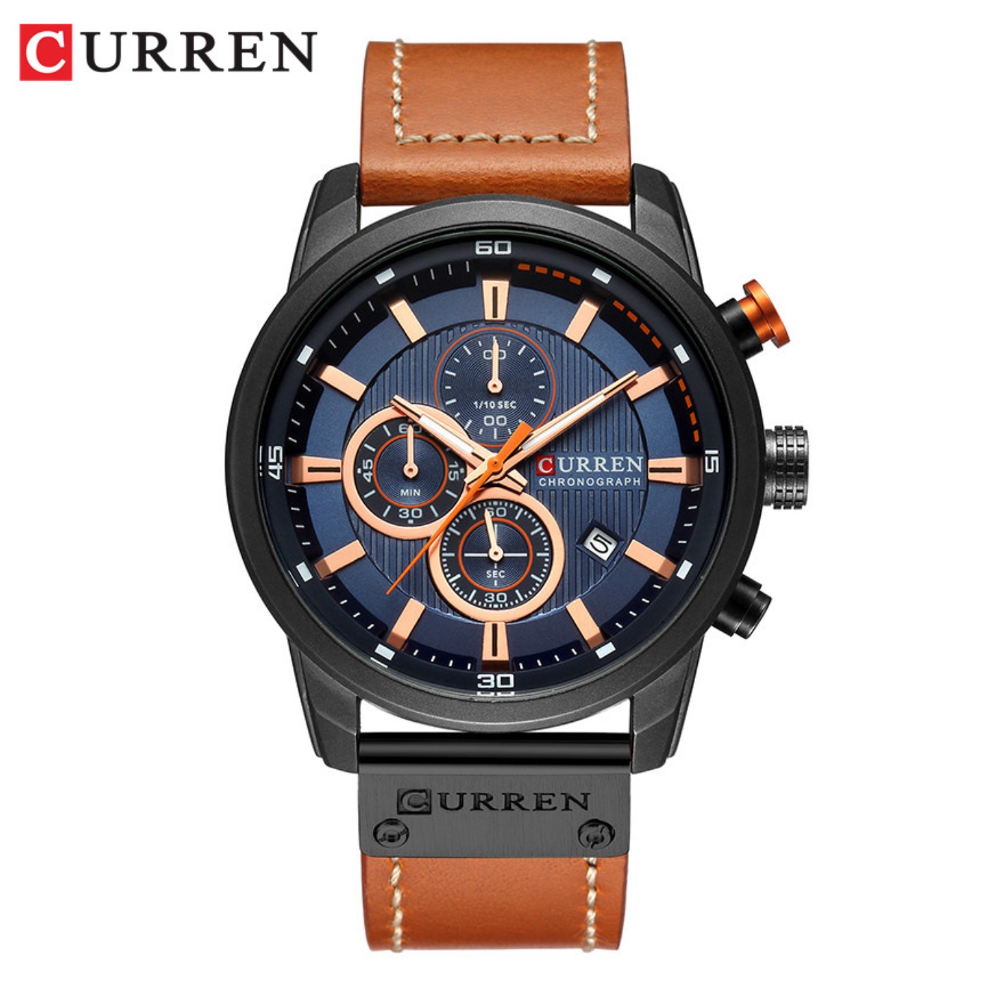 CURREN Fashion Date Quartz Men - огляд і ціна Chronograph Sport Watch