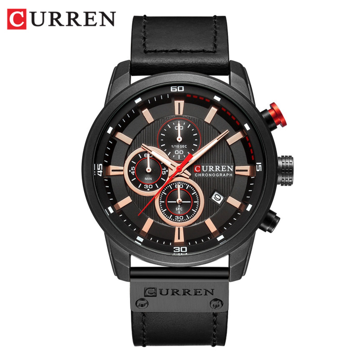 CURREN Fashion Date Quartz Men - огляд і ціна Chronograph Sport Watch