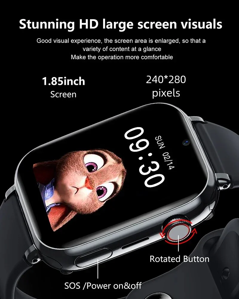 4G Smart Watch Kids LBS Locati - огляд і ціна Smartwatch Watches Gift For Girls
