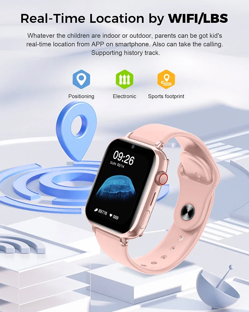 4G Smart Watch Kids LBS Locati - огляд і ціна Smartwatch Watches Gift For Girls