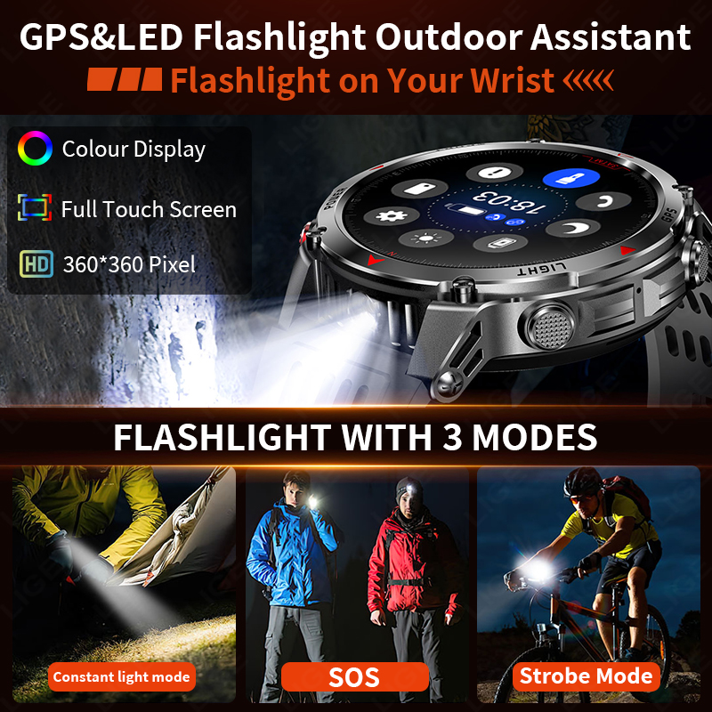 LIGE New Smart Watch Men Outdo - огляд і ціна Smartwatch Premium Watches For Men