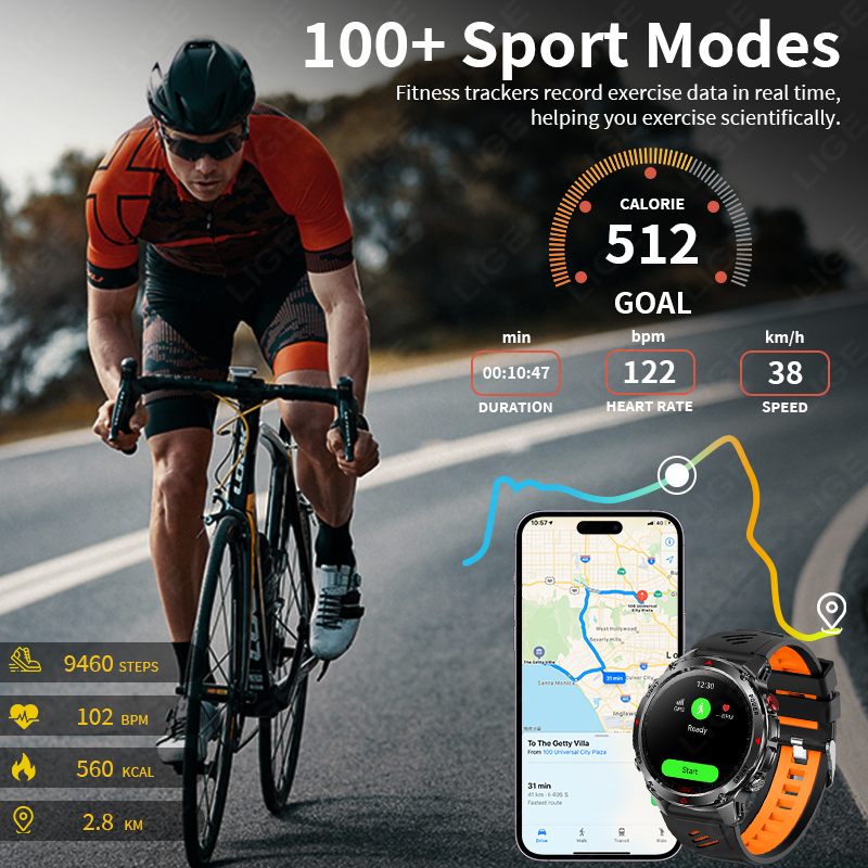 LIGE New Smart Watch Men Outdo - огляд і ціна Smartwatch Premium Watches For Men