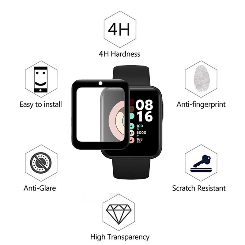 2 Pcs Tempered Glass for Redmi - огляд і ціна Smartwatch Redmi Watches
