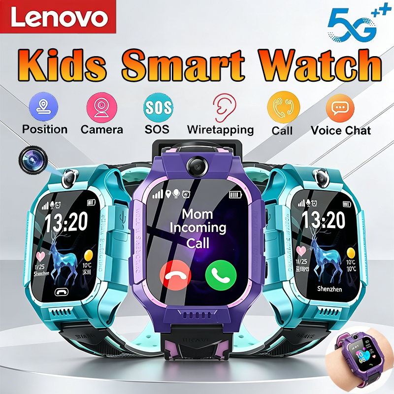 Lenovo 2026 New 5G Waterproof  - огляд і ціна Smartwatch Watches For Kid Boy With Gps