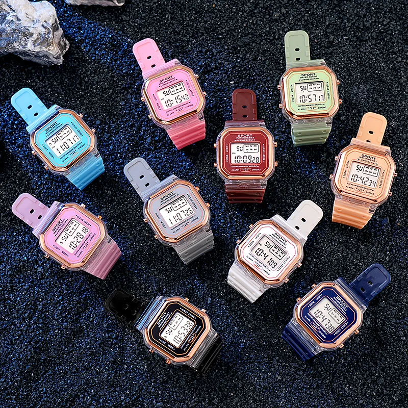 Fashion Brand Student Transpar - огляд і ціна Chronograph Sport Watch
