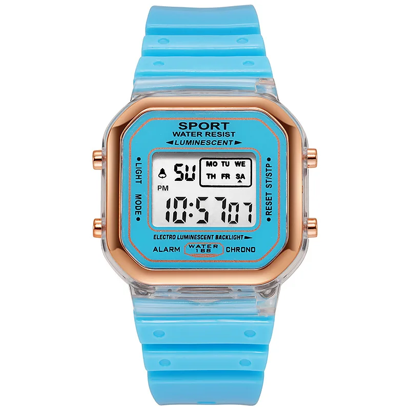 Fashion Brand Student Transpar - огляд і ціна Chronograph Sport Watch