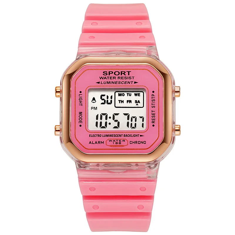 Fashion Brand Student Transpar - огляд і ціна Chronograph Sport Watch