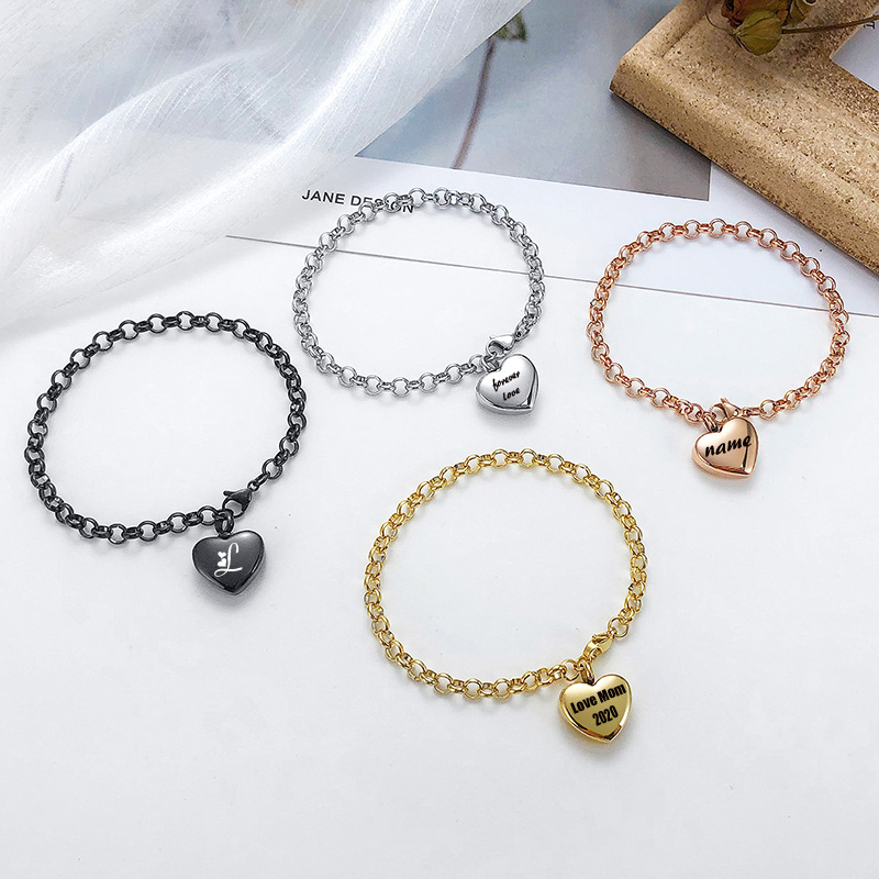 Custom Engrave Heart Bracelet  - огляд і ціна Bracelet Link Remover