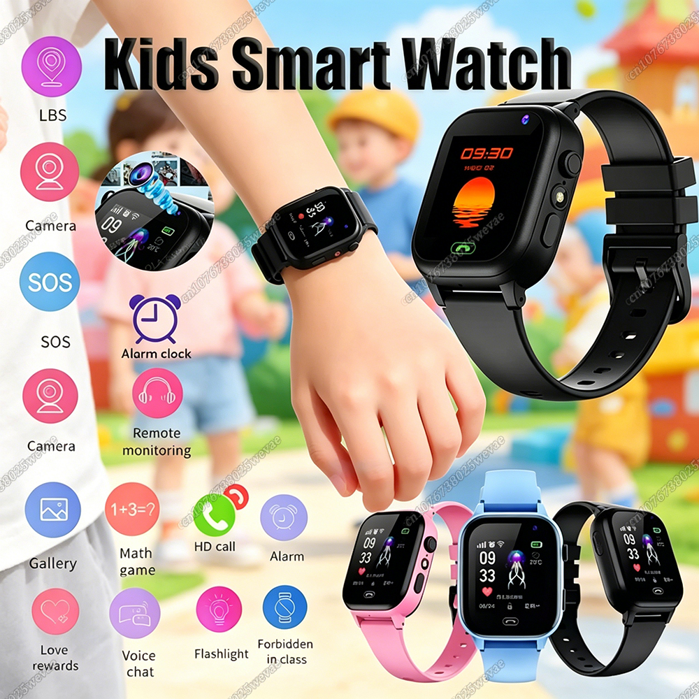 New 2026 Kids Smart Watch SOS  - огляд і ціна Smartwatch Watches For Kid Boy With Gps