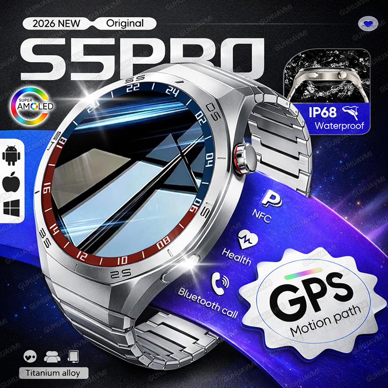 2026 New GPS path Smart Watch  - огляд і ціна Smartwatch Premium Watches For Men