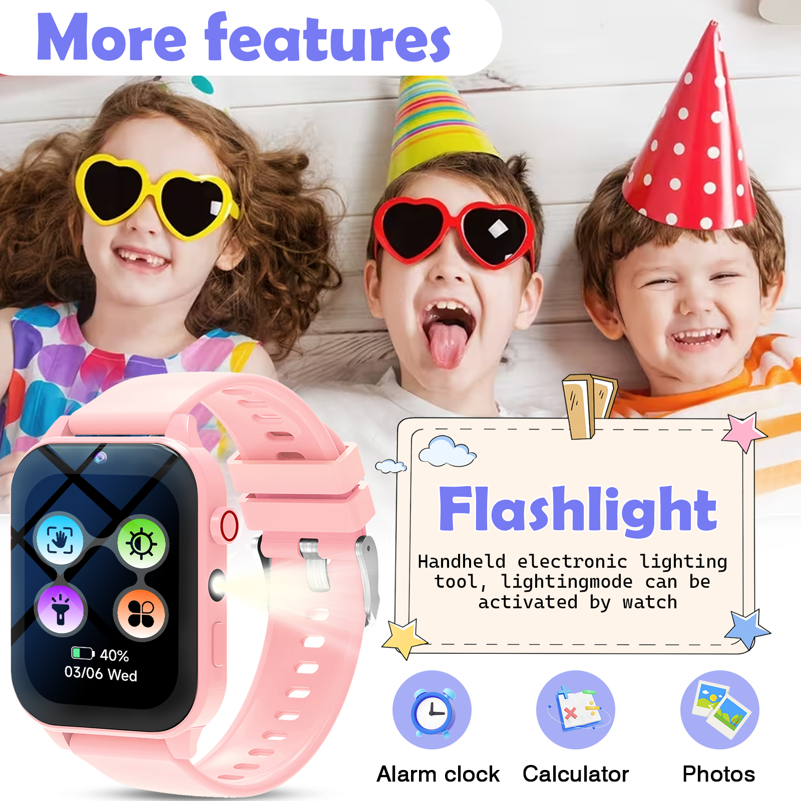 Kids Smart Watch, Multiple Puz - огляд і ціна Smartwatch Watches Gift For Girls
