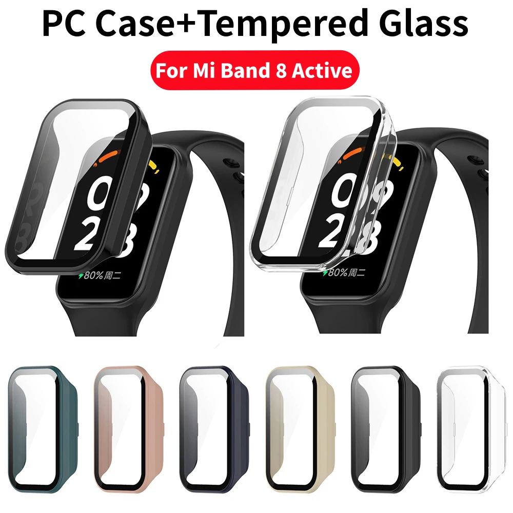 PC Case+Tempered Glass For Xia - огляд і ціна Smartwatch Redmi Watches