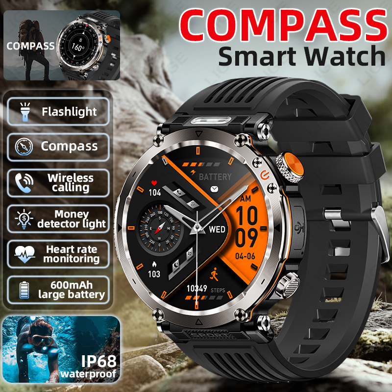 New Military Outdoor Smartwatc - огляд і ціна Watch Smart Smartwatch