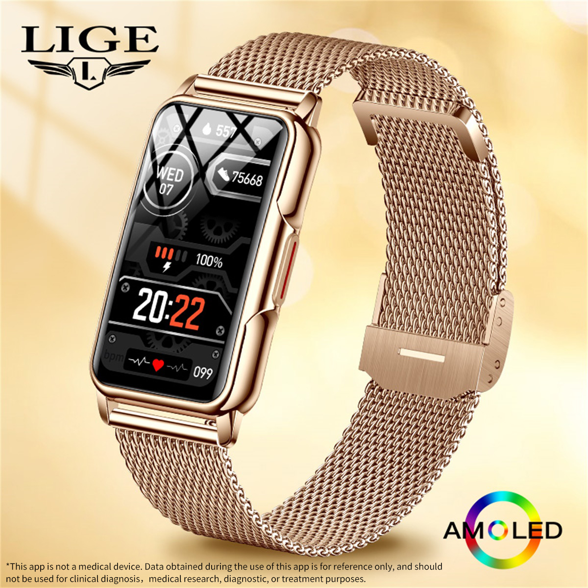 LIGE Smart Watch Men Women Fit - огляд і ціна Watch Smart Smartwatch