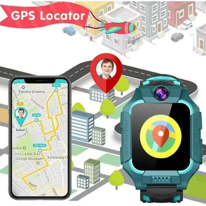 2026 Lenovo Waterproof Kids GP - огляд і ціна Smartwatch Watches For Kid Boy With Gps