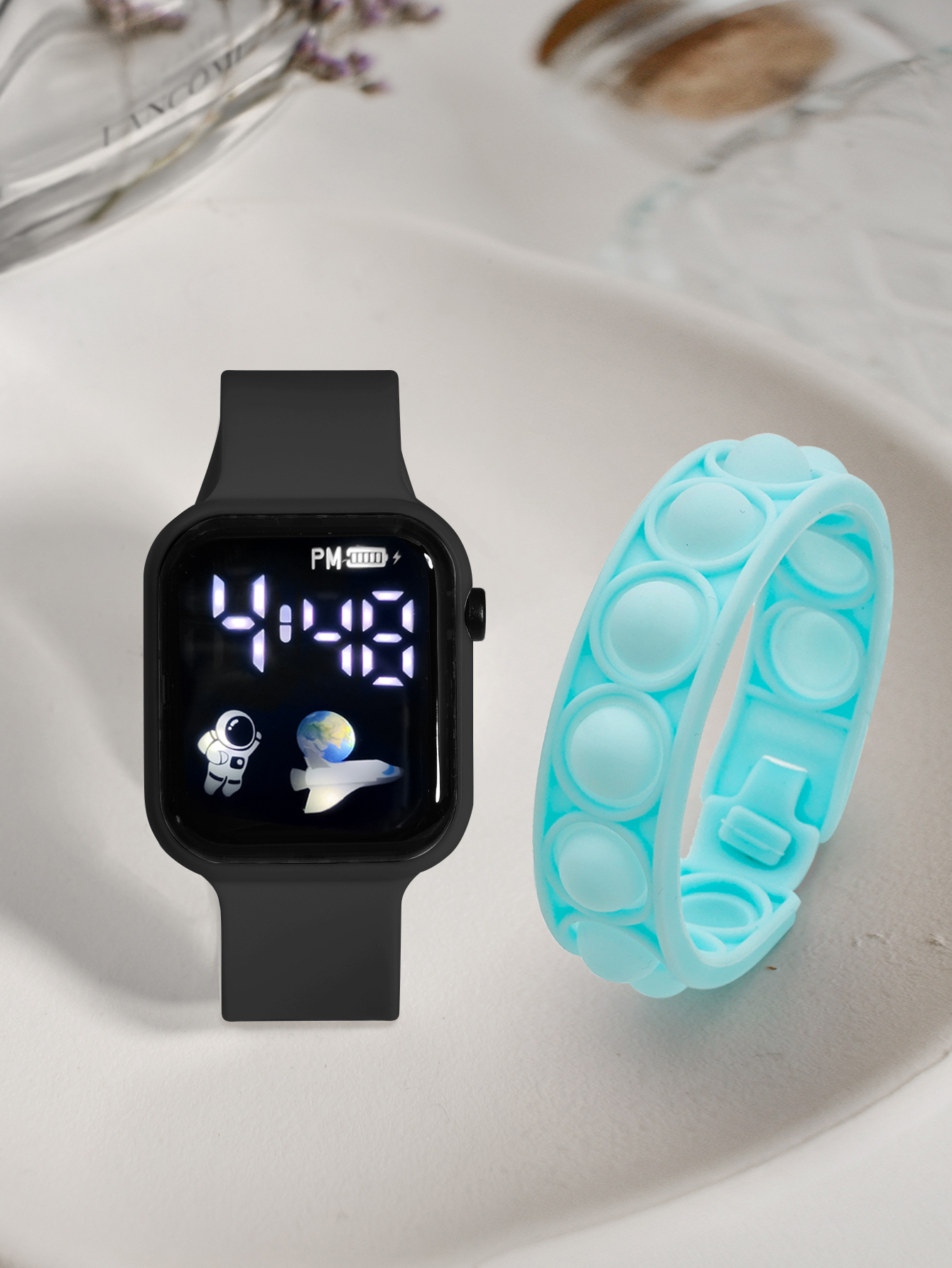 2PCS Children's Smart Watch Br - огляд і ціна Smartwatch Watches Gift For Girls